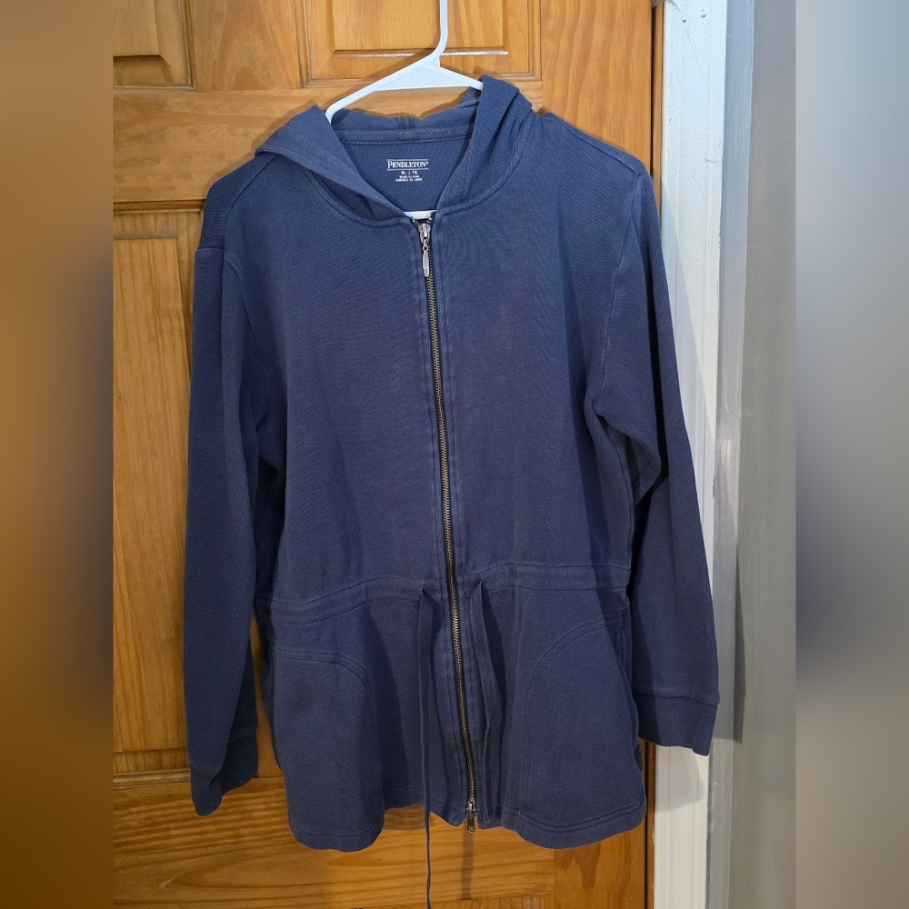 Pendleton Blue Hooded Jacket - image 1